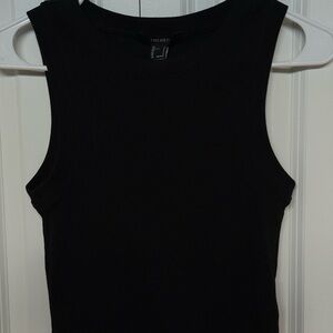 Forever 21 Black Fitted Tank Top